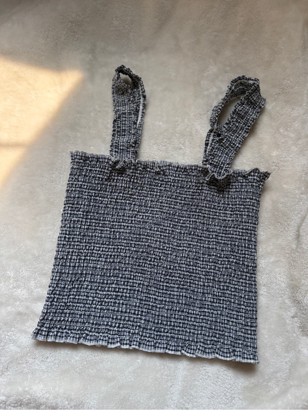 John Galt x Brandy Melville Izzy Smocked Tank Top
